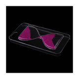 REIKO IPHONE SE/ 5S/ 5 3D SAND CLOCK CLEAR CASE IN HOT PINK