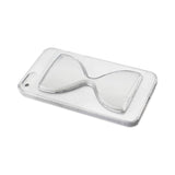 REIKO IPHONE SE/ 5S/ 5 3D SAND CLOCK CLEAR CASE IN WHITE
