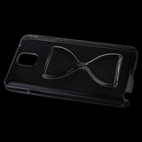 REIKO SAMSUNG GALAXY NOTE 3 3D SAND CLOCK CLEAR CASE IN BLACK