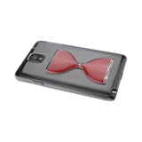 REIKO SAMSUNG GALAXY NOTE 3 3D SAND CLOCK CLEAR CASE IN RED