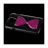 REIKO SAMSUNG GALAXY S5 3D SAND CLOCK CLEAR CASE IN HOT PINK