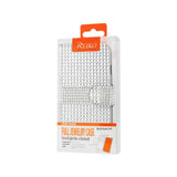 REIKO HTC DESIRE 510 JEWELRY DIAMOND RHINESTONE WALLET CASE IN SILVER