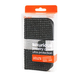 REIKO SAMSUNG GALAXY LIGHT JEWELRY DIAMOND RHINESTONE WALLET CASE IN BLACK