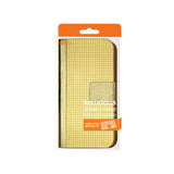 REIKO SAMSUNG GALAXY S6 EDGE GOLD CHROME DESIGN WALLET CASE IN GOLD