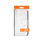 REIKO SAMSUNG GALAXY S6 EDGE GOLD CHROME DESIGN WALLET CASE IN SILVER