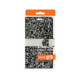REIKO ALCATEL ONE TOUCH IDOL 3 5.5 JEWELRY RHINESTONE WALLET CASE IN BLACK