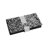 REIKO IPHONE 6 PLUS JEWELRY RHINESTONE WALLET CASE IN BLACK