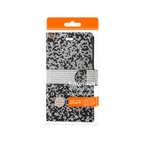REIKO IPHONE 6 PLUS JEWELRY RHINESTONE WALLET CASE IN BLACK