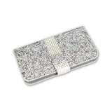 REIKO IPHONE 6 JEWELRY RHINESTONE WALLET CASE IN SILVER