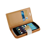 REIKO LG SPREE JEWELRY RHINESTONE WALLET CASE IN GOLD
