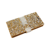 REIKO LG SPREE JEWELRY RHINESTONE WALLET CASE IN GOLD