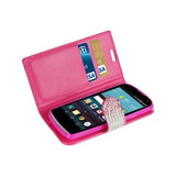 REIKO LG SPREE JEWELRY RHINESTONE WALLET CASE IN PINK