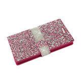 REIKO LG V10 JEWELRY RHINESTONE WALLET CASE IN PINK