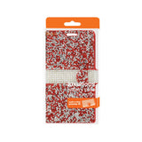REIKO SAMSUNG GALAXY S7 EDGE JEWELRY RHINESTONE WALLET CASE IN RED