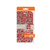 REIKO SAMSUNG GALAXY GRAND PRIME JEWELRY RHINESTONE WALLET CASE IN RED
