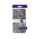 REIKO SAMSUNG GALAXY J7 JEWELRY RHINESTONE WALLET CASE IN BLACK