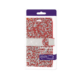 REIKO SAMSUNG GALAXY J7 JEWELRY RHINESTONE WALLET CASE IN RED