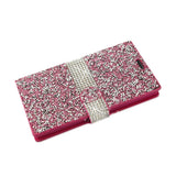 REIKO SAMSUNG GALAXY S6 JEWELRY RHINESTONE WALLET CASE IN PINK