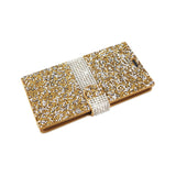 REIKO SAMSUNG GALAXY S7 JEWELRY RHINESTONE WALLET CASE IN GOLD