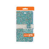REIKO ZTE WARP ELITE JEWELRY RHINESTONE WALLET CASE IN BLUE