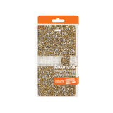 REIKO ZTE WARP ELITE JEWELRY RHINESTONE WALLET CASE IN GOLD