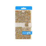 REIKO ZTE ZMAX 2 JEWELRY RHINESTONE WALLET CASE IN GOLD