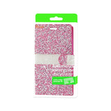 REIKO ZTE GRAND X MAX 2 JEWELRY RHINESTONE WALLET CASE IN PINK