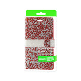 REIKO ZTE GRAND X MAX 2 JEWELRY RHINESTONE WALLET CASE IN RED