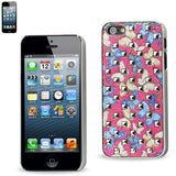 REIKO IPHONE SE/ 5S/ 5STUDDED PLATING RIVETS BUTTERFLIES DESIGN CASE IN BLUE