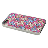 REIKO IPHONE SE/ 5S/ 5STUDDED PLATING RIVETS BUTTERFLIES DESIGN CASE IN BLUE