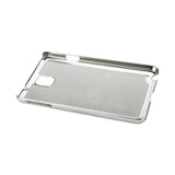 REIKO SAMSUNG GALAXY NOTE 3 STUDDED PLATING RIVETS US $100 BILL PATTERN DESIGN CASE IN SILVER