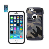 REIKO IPHONE 5C HYBRID LEATHER CAMOUFLAGE CASE IN NAVY