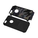 REIKO IPHONE 5C HYBRID LEATHER CAMOUFLAGE CASE IN NAVY