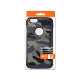 REIKO IPHONE 5C HYBRID LEATHER CAMOUFLAGE CASE IN NAVY