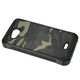 REIKO KYOCERA HYDRO WAVE HYBRID LEATHER CAMOUFLAGE CASE IN ARMY GREEN