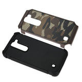 REIKO LG VOLT 2 HYBRID LEATHER CAMOUFLAGE CASE IN ARMY BROWN