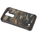 REIKO LG VOLT 2 HYBRID LEATHER CAMOUFLAGE CASE IN ARMY BROWN