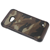 REIKO NOKIA LUMIA 640 HYBRID LEATHER CAMOUFLAGE CASE IN BROWN