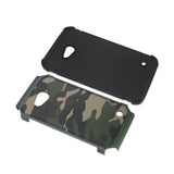 REIKO NOKIA LUMIA 640 HYBRID LEATHER CAMOUFLAGE CASE IN GREEN