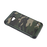 REIKO NOKIA LUMIA 640 HYBRID LEATHER CAMOUFLAGE CASE IN GREEN
