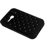 REIKO ALCATEL ONE TOUCH EVOLVE 2 HYBRID HEAVY DUTY JEWELRY DIAMOND CASE IN BLACK