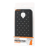 REIKO ALCATEL ONE TOUCH FIERCE HYBRID HEAVY DUTY JEWELRY DIAMOND CASE IN BLACK