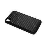REIKO ALCATEL ONETOUCH IDOL 3 5.5 HYBRID HEAVY DUTY JEWELRY DIAMOND CASE IN BLACK