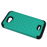 REIKO KYOCERA HYDRO WAVE HYBRID HEAVY DUTY JEWELRY DIAMOND CASE IN BLACK GREEN