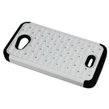 REIKO KYOCERA HYDRO WAVE HYBRID HEAVY DUTY JEWELRY DIAMOND CASE IN BLACK WHITE