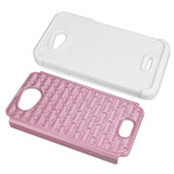 REIKO KYOCERA HYDRO WAVE HYBRID HEAVY DUTY JEWELRY DIAMOND CASE IN WHITE PINK