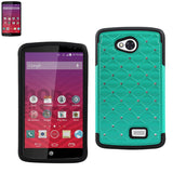 REIKO LG TRIBUTE HYBRID HEAVY DUTY JEWELRY DIAMOND CASE IN BLACK GREEN