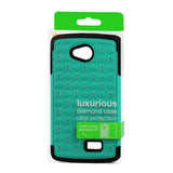 REIKO LG TRIBUTE HYBRID HEAVY DUTY JEWELRY DIAMOND CASE IN BLACK GREEN