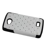 REIKO LG TRIBUTE HYBRID HEAVY DUTY JEWELRY DIAMOND CASE IN BLACK WHITE
