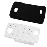 REIKO LG TRIBUTE HYBRID HEAVY DUTY JEWELRY DIAMOND CASE IN BLACK WHITE